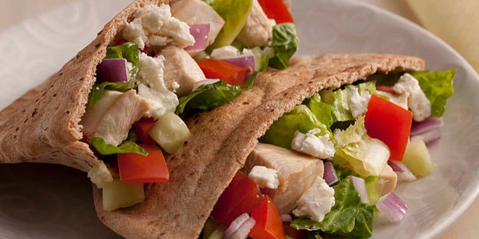 Greek Chicken Pita Recipe | Packed with 36 Grams of Protein