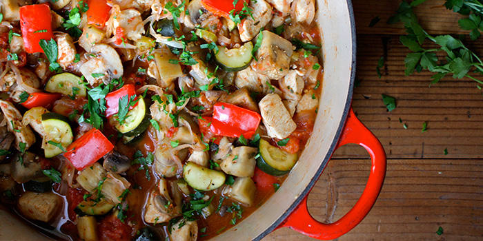 Low-Calorie Chicken Cacciatore Recipe