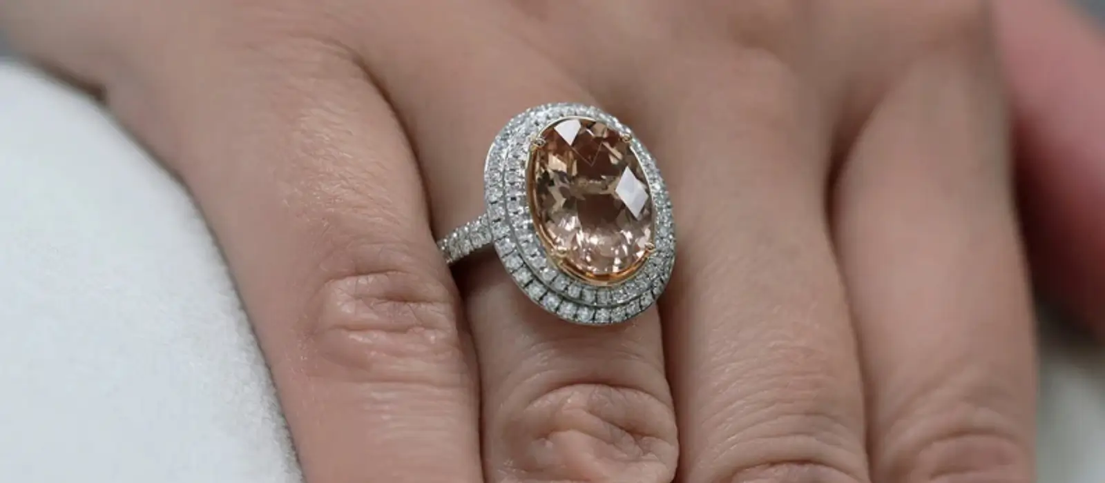 engagement rings with morganite